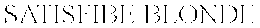 SATISFIBE BLONDE trademark