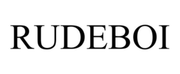 RUDEBOI trademark