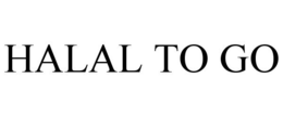 HALAL TO GO trademark