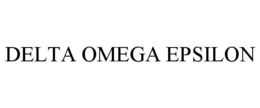 DELTA OMEGA EPSILON trademark