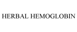 HERBAL HEMOGLOBIN trademark
