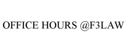 OFFICE HOURS @F3LAW trademark