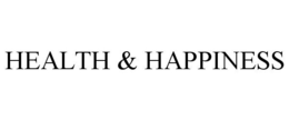 HEALTH & HAPPINESS trademark