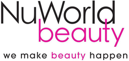 NUWORLD BEAUTY WE MAKE BEAUTY HAPPEN trademark