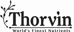 THORVIN WORLD'S FINEST NUTRIENTS trademark