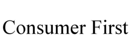 CONSUMER FIRST trademark