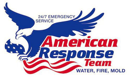 24/7 EMERGENCY SERVICE AMERICAN RESPONSE TEAM WATER, FIRE, MOLD trademark