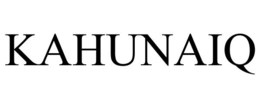 KAHUNAIQ trademark