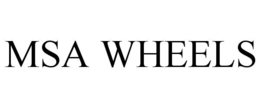 MSA WHEELS trademark