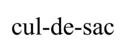 CUL-DE-SAC trademark