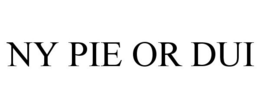 NY PIE OR DUI trademark
