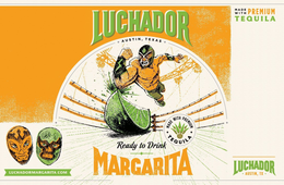 LUCHADOR AUSTIN, TEXAS MADE WITH PREMIUM TEQUILA READY TO DRINK MARGARITA LUCHADORESAUSTIN.COM MADE WITH PREMIUM TEQUILA LUCHADOR AUSTIN, TX trademark
