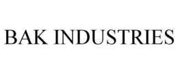 BAK INDUSTRIES trademark
