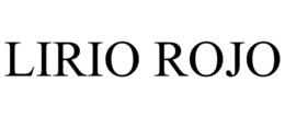 LIRIO ROJO trademark