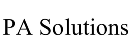 PA SOLUTIONS trademark