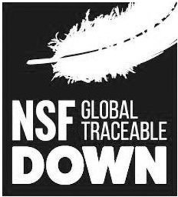 NSF GLOBAL TRACEABLE DOWN trademark