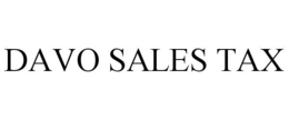 DAVO SALES TAX trademark