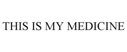 THIS IS MY MEDICINE trademark