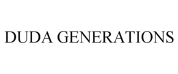 DUDA GENERATIONS trademark