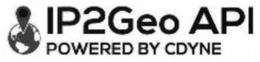 IP2GEO API POWERED BY CDYNE trademark