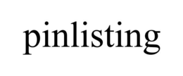 PINLISTING trademark