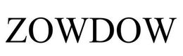 ZOWDOW trademark