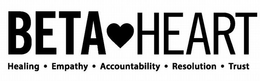 BETA HEART HEALING · EMPATHY · ACCOUNTABILITY · RESOLUTION · TRUST trademark
