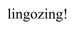 LINGOZING! trademark