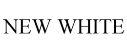 NEW WHITE trademark