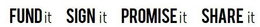 FUNDIT SIGNIT PROMISEIT SHAREIT trademark