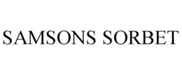 SAMSONS SORBET trademark