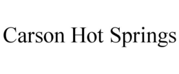 CARSON HOT SPRINGS trademark