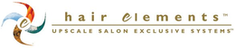 HAIR ELEMENTS UPSCALE SALON EXCLUSIVE SYSTEMS trademark