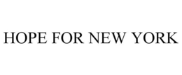 HOPE FOR NEW YORK trademark