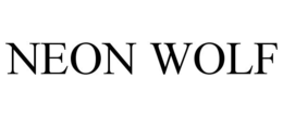 NEON WOLF trademark