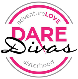 DARE DIVAS ADVENTURELOVE SISTERHOOD trademark