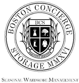 BOSTON CONCIERGE BCS EXQUISITUS SERVITIUM STORAGE MMXVI SEASONAL WARDROBE MANAGEMENT trademark
