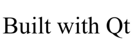 BUILT WITH QT trademark