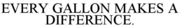 EVERY GALLON MAKES A DIFFERENCE. trademark