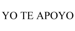 YO TE APOYO trademark