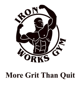 IRON WORKS GYM MORE GRIT THAN QUIT trademark