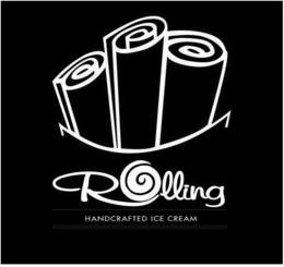 ROLLING HANDCRAFTED ICE CREAM trademark