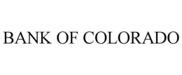 BANK OF COLORADO trademark