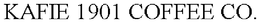 KAFIE 1901 COFFEE CO. trademark