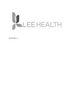 LEE HEALTH trademark