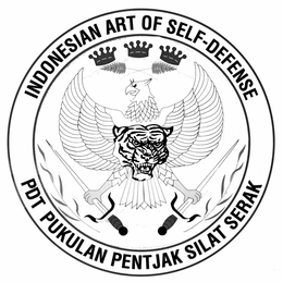 INDONESIAN ART OF SELF DEFENSE PDT PUKULAN PENTJAK SILAT SERAK trademark