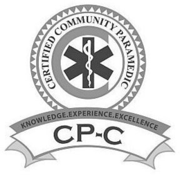 CERTIFIED COMMUNITY PARAMEDIC KNOWLEDGE.EXPERIENCE.EXCELLENCE CP-C trademark