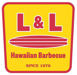 L & L HAWAIIAN BARBECUE SINCE 1976 trademark