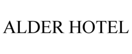 ALDER HOTEL trademark