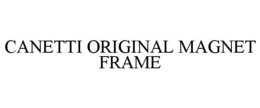 CANETTI ORIGINAL MAGNET FRAME trademark